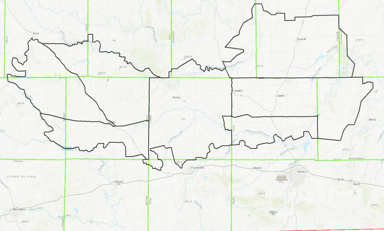 Map of BCEC Service Territory